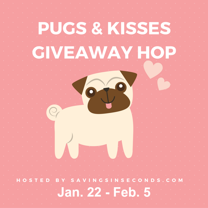 Valentine's Day Pugs and Kisses #Giveaway by Savings in Seconds