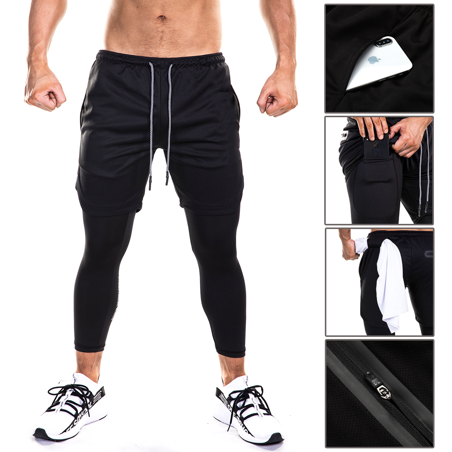 nike shorts with leggings mens